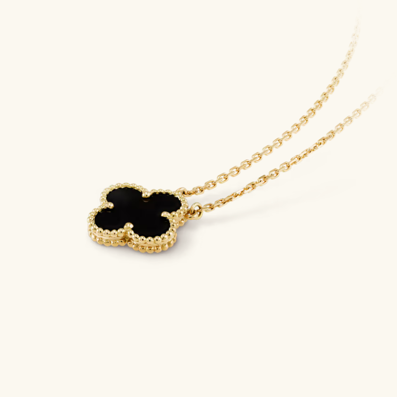 Clover Black Gold Pendant