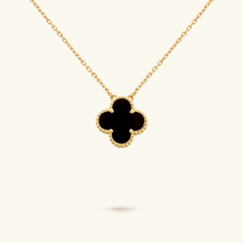 Clover Black Gold Pendant