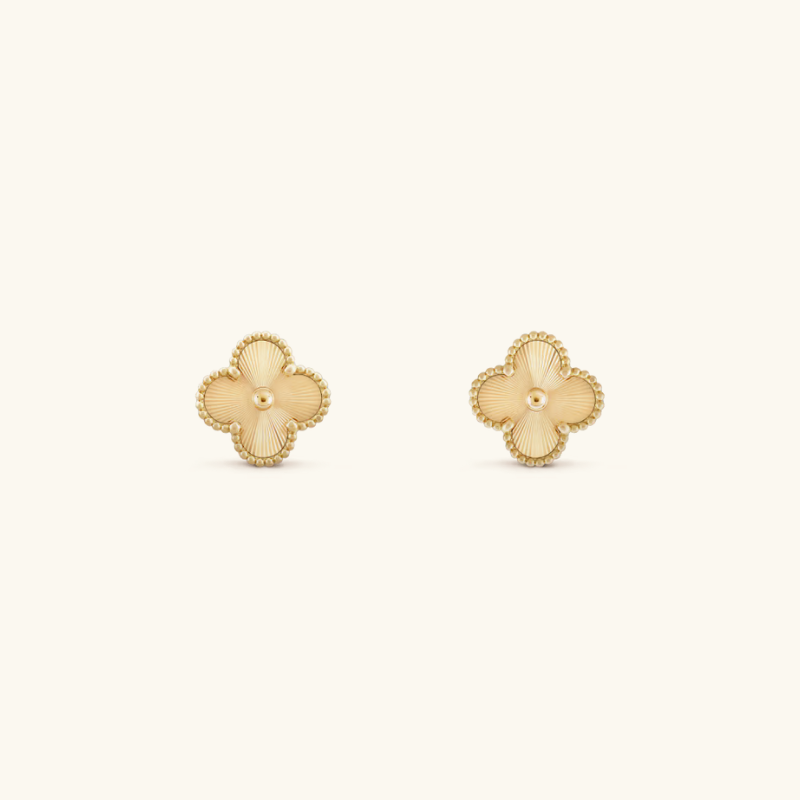 Clover Gold Studs