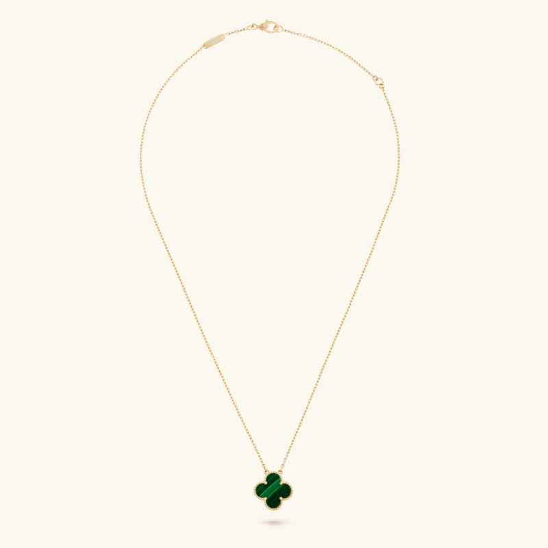 Clover Green Gold Pendant