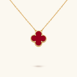 Clover Red Gold Pendant