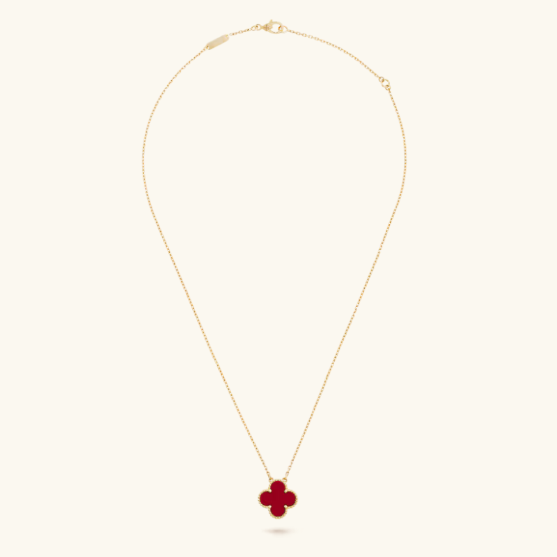 Clover Red Gold Pendant