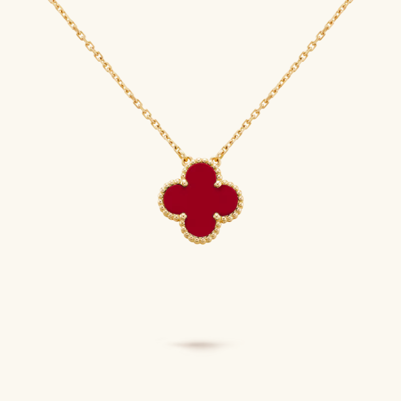 Clover Red Gold Pendant