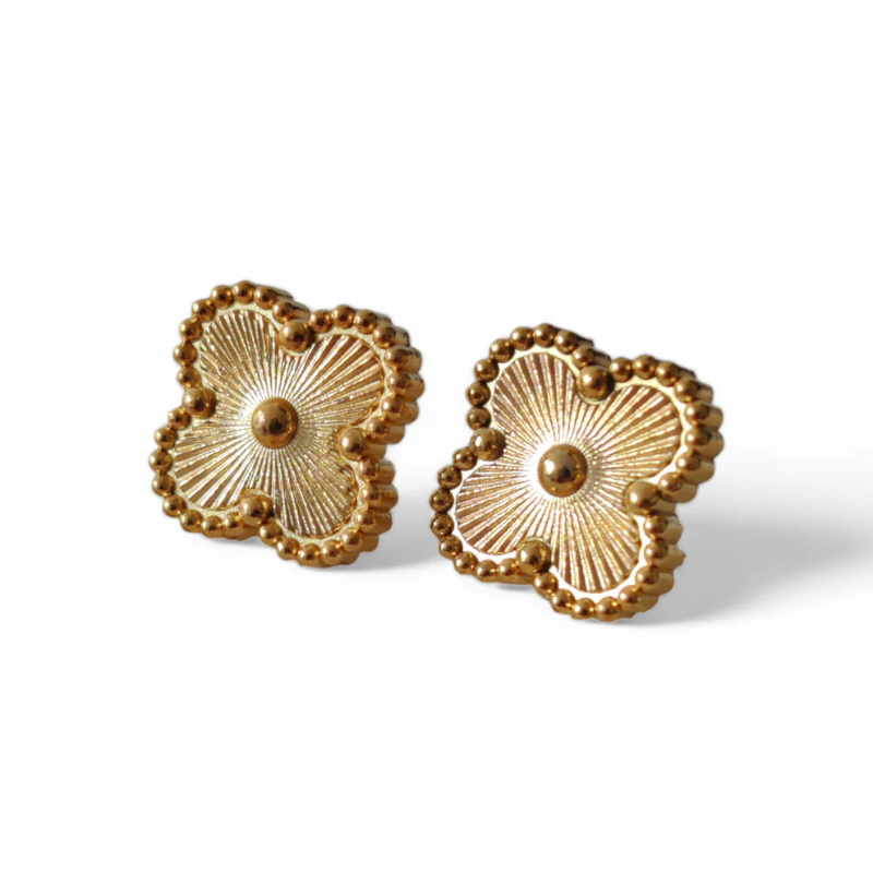 Clover Gold Studs