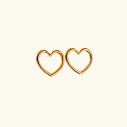 Heart Gold Earrings