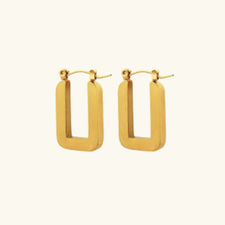 Square Hoops Earrings