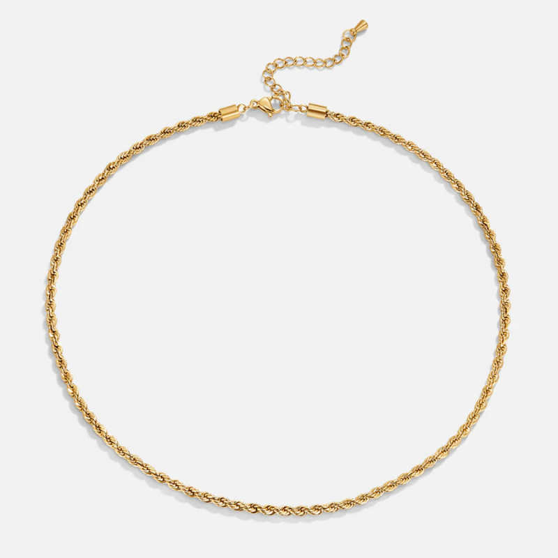 Rope Chain Gold Necklace